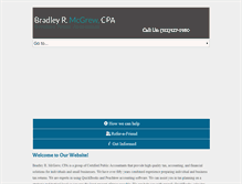Tablet Screenshot of mcgrewcpa.com